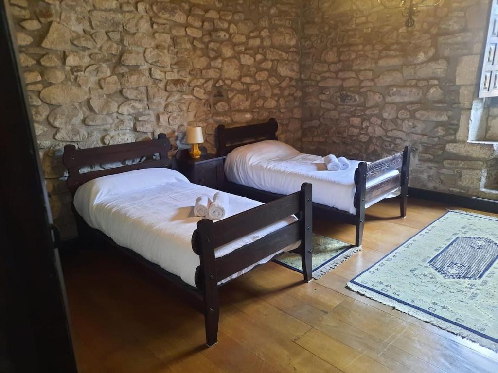 Postel nebo postele na pokoji v ubytování Goikitxe Etxea