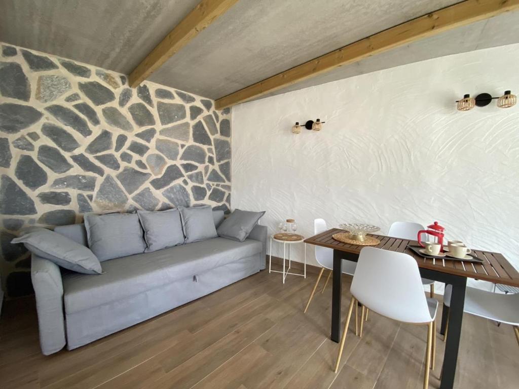 Posezení v ubytování Casa de La Maceta