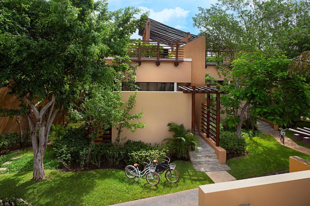 Zahrada ubytování Banyan Tree Mayakoba