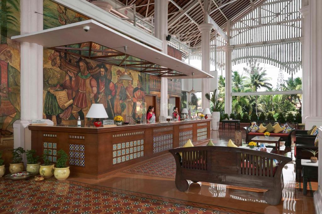Restaurace v ubytování Radisson Blu Resort, Goa