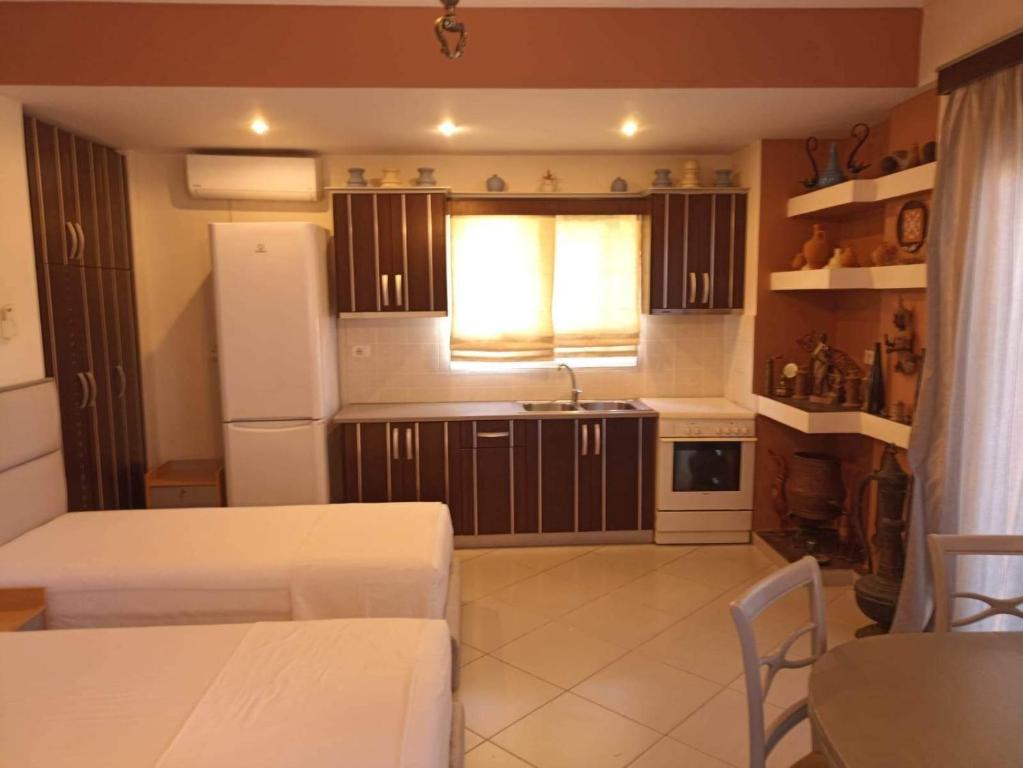 Kuchyň nebo kuchyňský kout v ubytování Villa Klea
