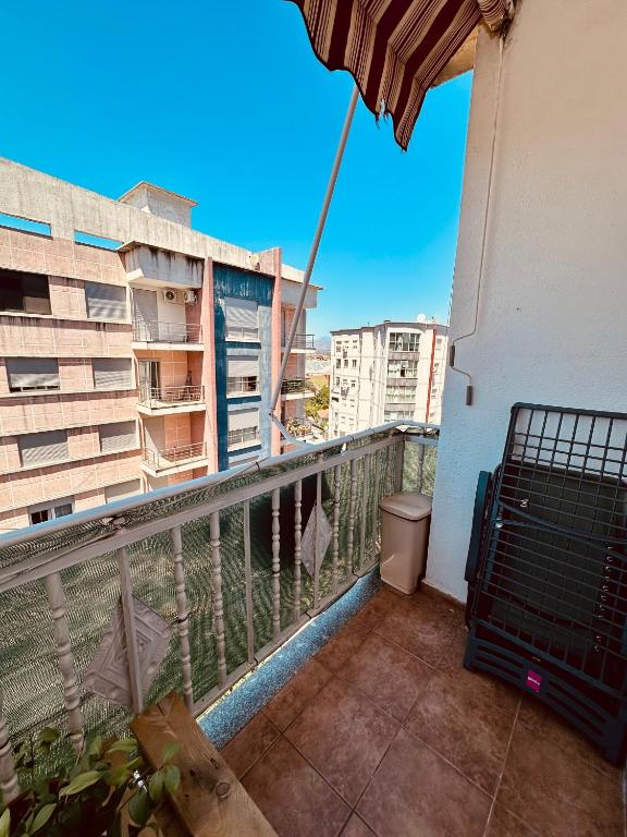Uma varanda ou terraço em SleepIn Shkoder