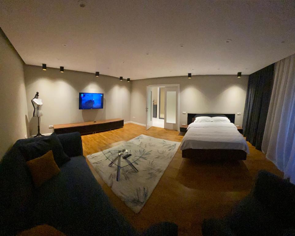 Postel nebo postele na pokoji v ubytování Valivillas Studio & Apartaments