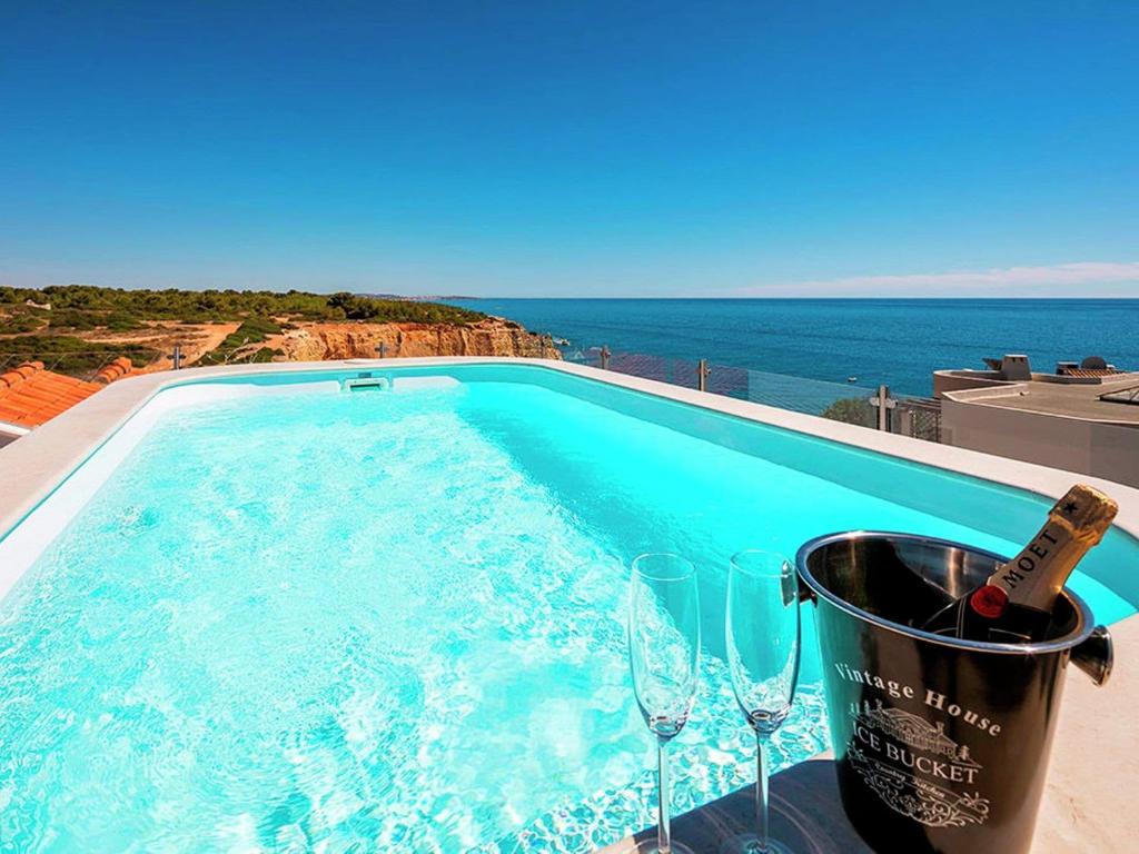 Modern holiday home with fantastic terrace and a stunning view of