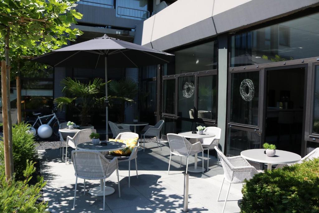 Posezení v ubytování salinenparc Design Budget Hotel
