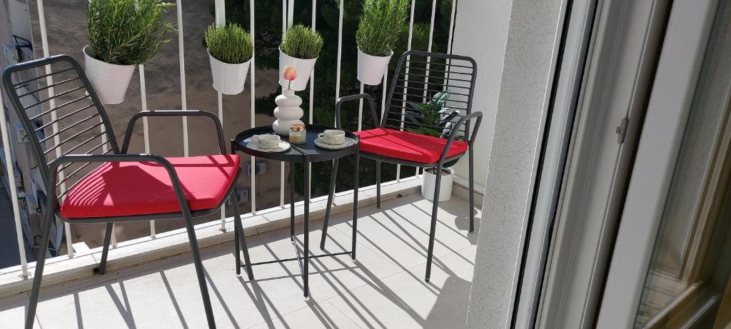Balcó o terrassa a Mint Apartment