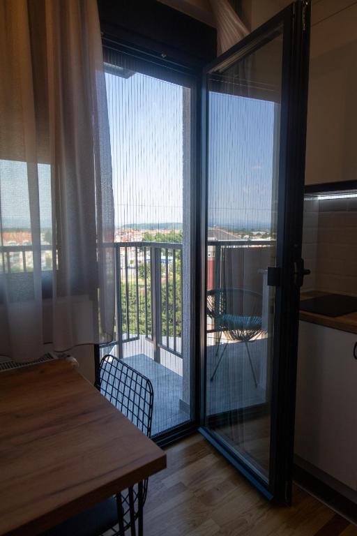 Balkón nebo terasa v ubytování Lux Apartman Petrovic