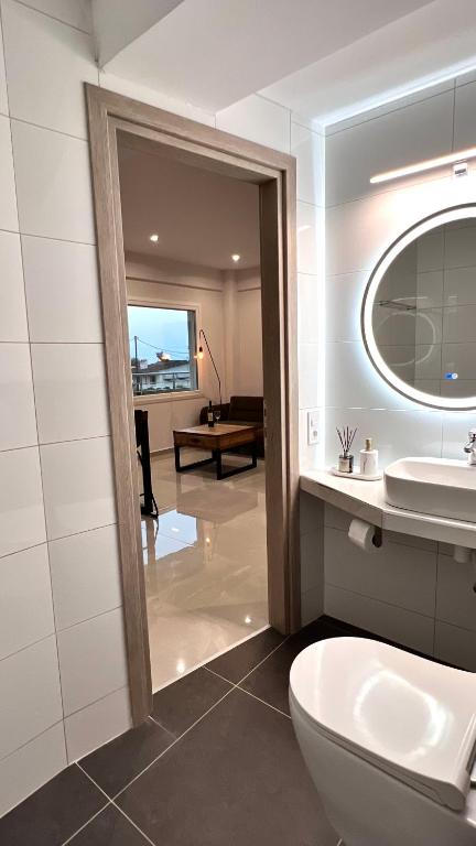 Koupelna v ubytování Anesi Suites & Rooms