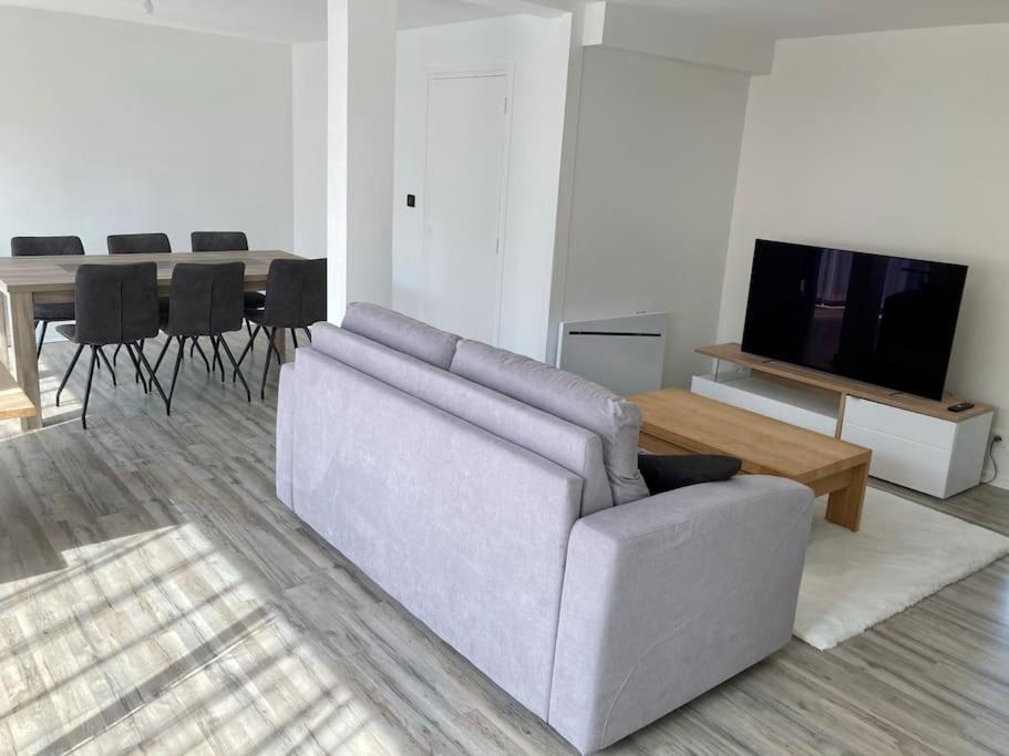 TV a/nebo společenská místnost v ubytování bel appartement lumineux 6 personnes