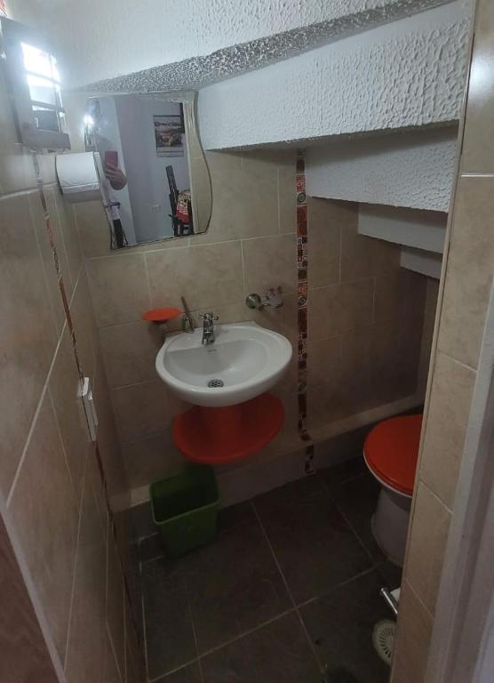 Koupelna v ubytování Casa Amoblada en Conjunto Cerrado