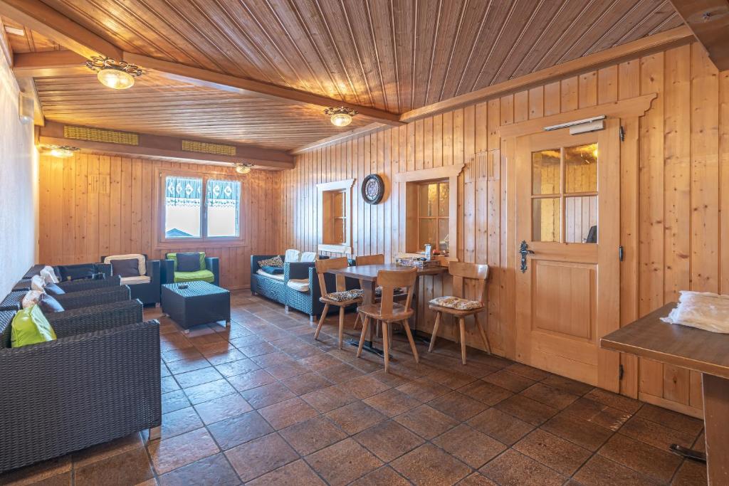 Posezení v ubytování Appartmenthaus Bergfreund