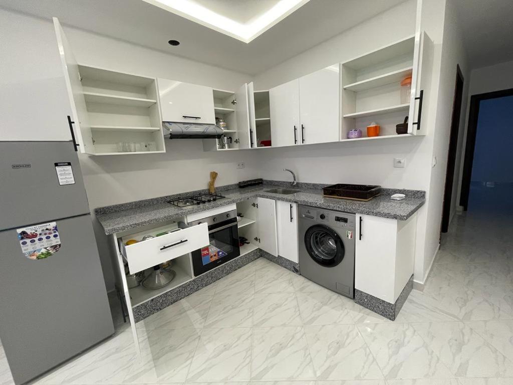 Kuchyň nebo kuchyňský kout v ubytování Residence Al-Bahr