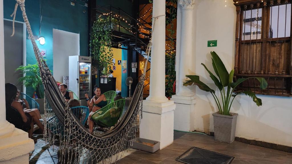 Posezení v ubytování Baboon Hostel