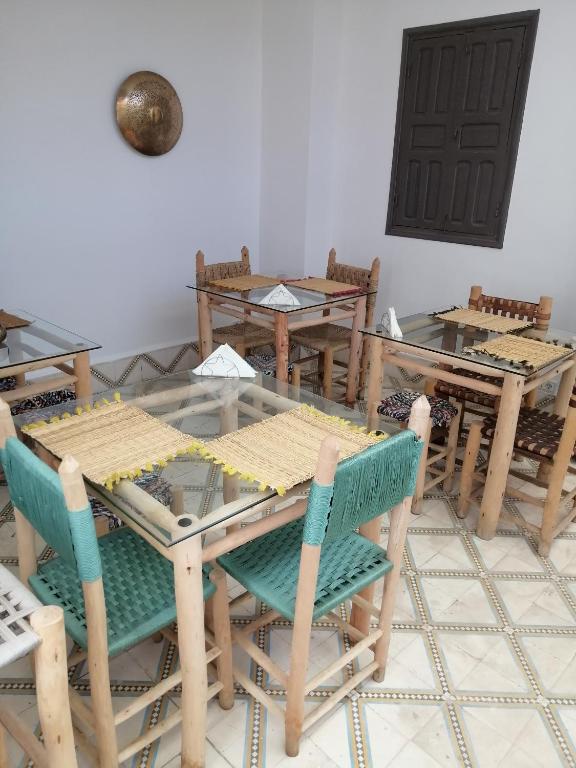 Restaurace v ubytování Riad Papadou