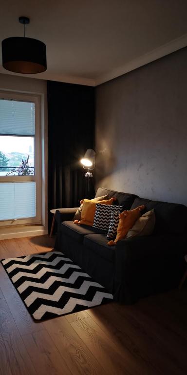 Posezení v ubytování Apartament Manhattan