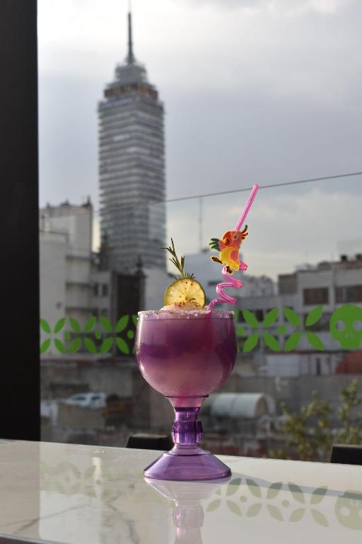 Nápoje v ubytování Barrio Downtown Mexico City Hostel