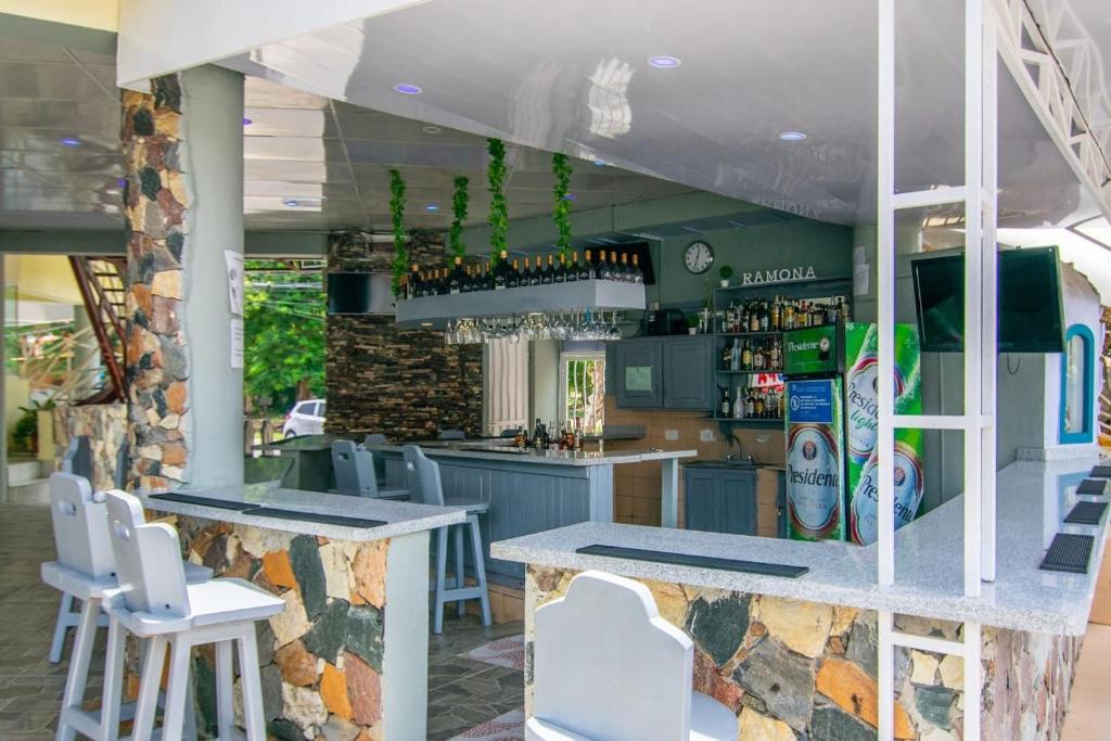 Restaurace v ubytování Apartamentos in Condo Plaza Europa