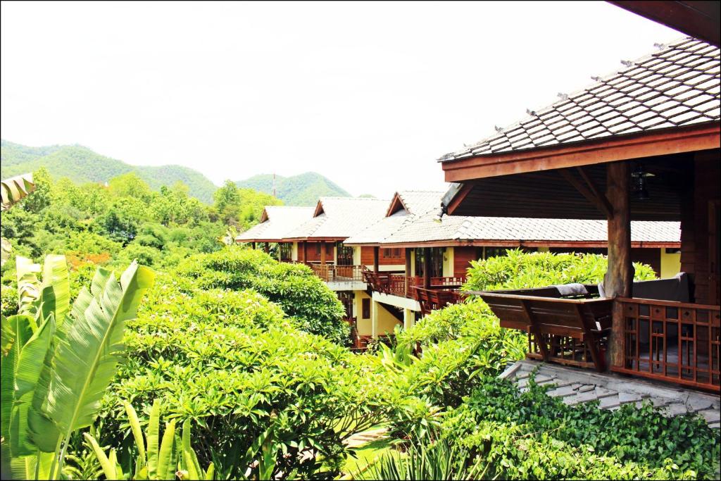 Zahrada ubytování Pai Vimaan Resort