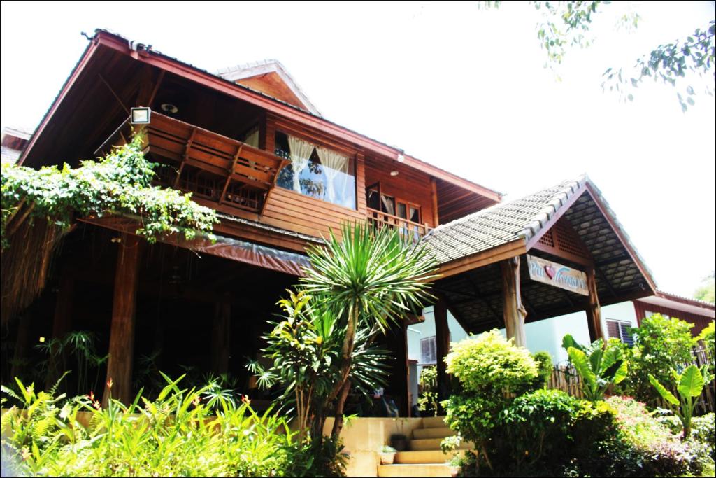 Zahrada ubytování Pai Vimaan Resort
