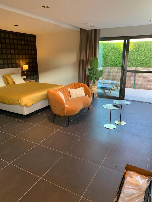 Posezení v ubytování Q Guesthouse