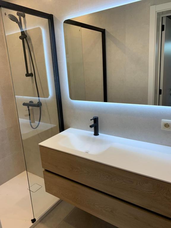 Koupelna v ubytování Q Guesthouse