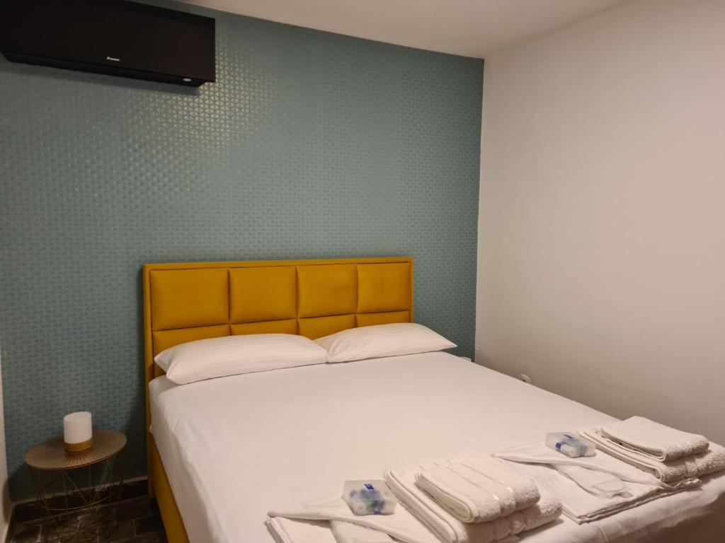 Postel nebo postele na pokoji v ubytování Casa Cristiano