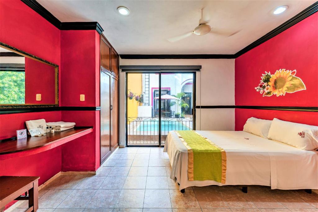 Postel nebo postele na pokoji v ubytování Hotel Gran Centenario