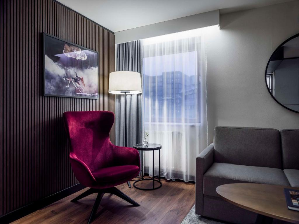 Posezení v ubytování Radisson Blu Royal Viking Hotel, Stockholm