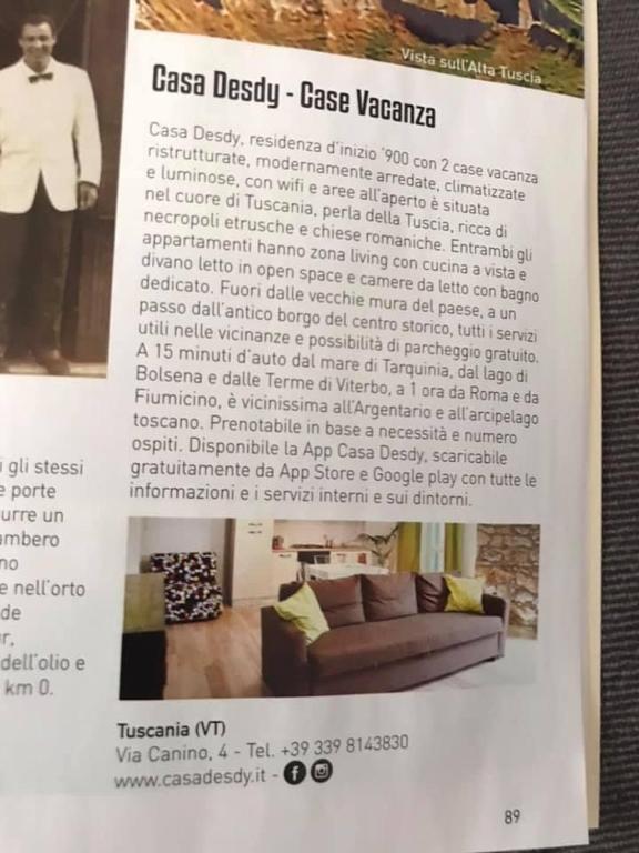 Fotografie z fotogalerie ubytování Casa Desdy v destinaci Tuscania