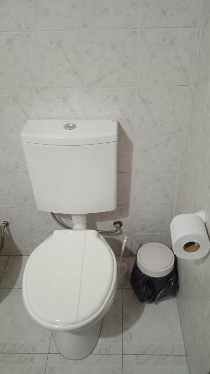 Koupelna v ubytování Cabaña Rayen