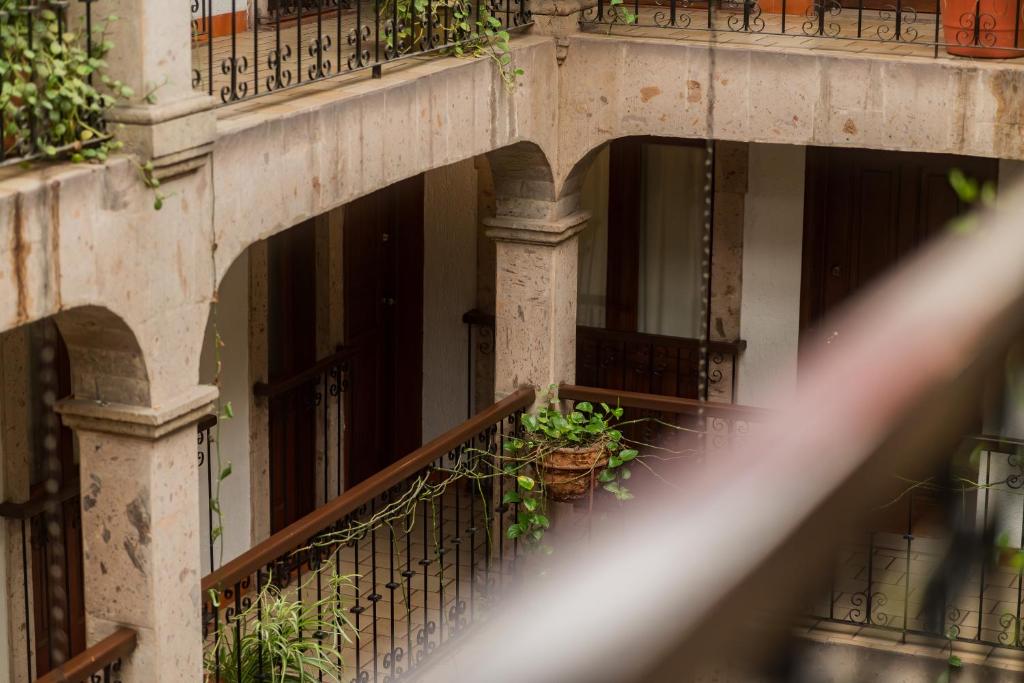 Balkón nebo terasa v ubytování Hotel Don Quijote Plaza - Guadalajara Centro Historico