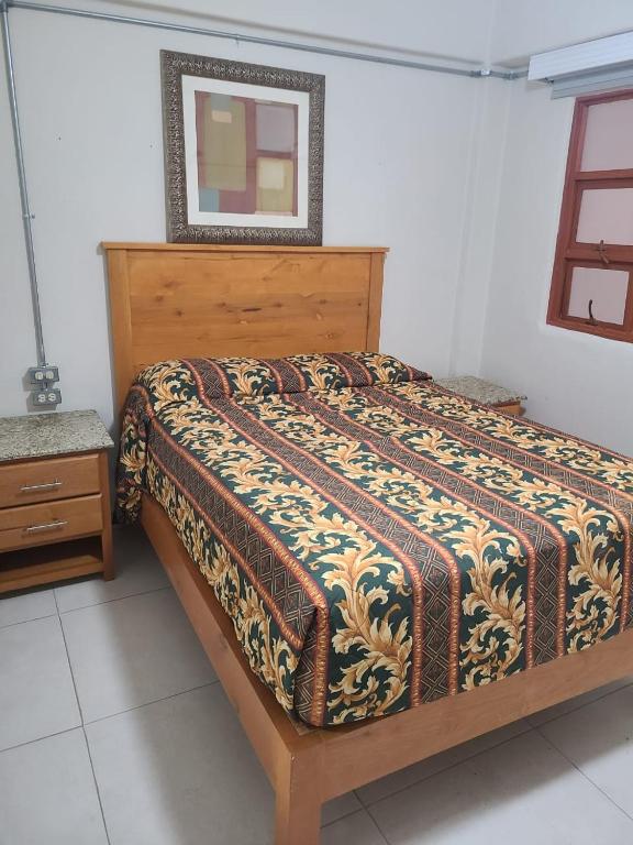 Postel nebo postele na pokoji v ubytování HOTEL VILLAGRAN