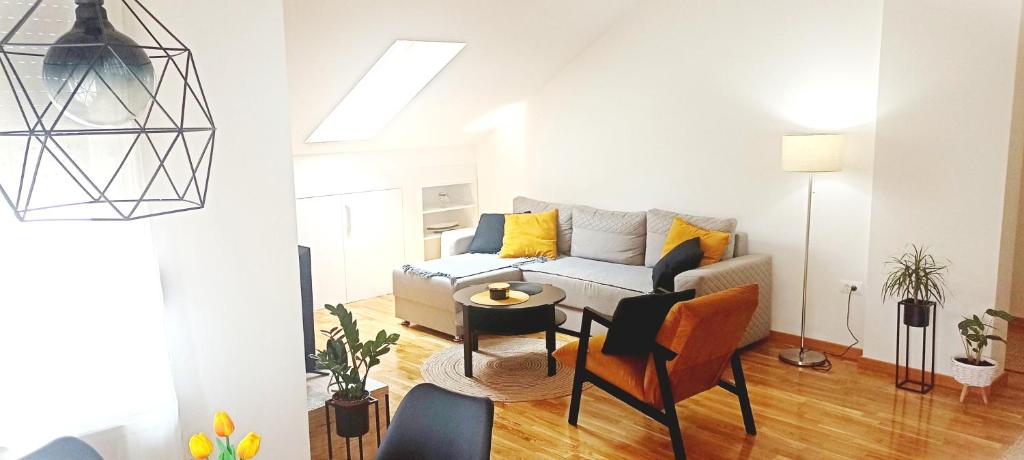 Posezení v ubytování Apartman Blagojevic Hill