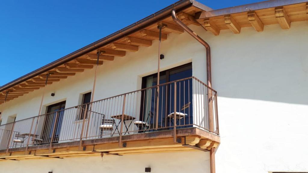 Balkón nebo terasa v ubytování Agriturismo La Pina