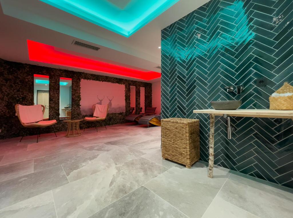 Posezení v ubytování Hotel Crystal - KitzHorn Suites