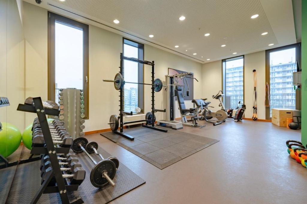 Fitness centrum a/nebo fitness zařízení v ubytování Crowne Plaza Amsterdam - South by IHG