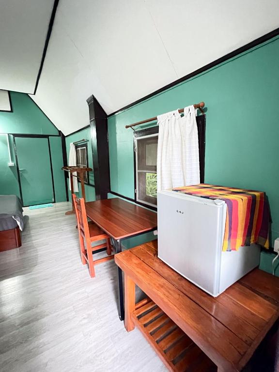 Posezení v ubytování Butterfly Hostel, Pai
