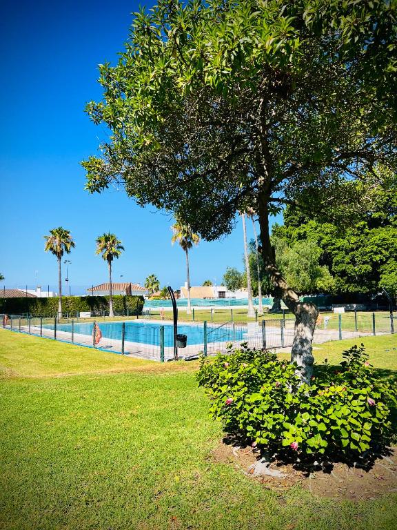 Bazén v ubytovaní Villa Horacia - Playa de la Jara con Piscina alebo v jeho blízkosti