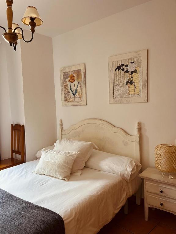 Postel nebo postele na pokoji v ubytování Casa Moline Apartamentos Rurales
