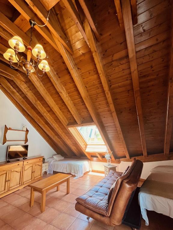 Posezení v ubytování Casa Moline Apartamentos Rurales
