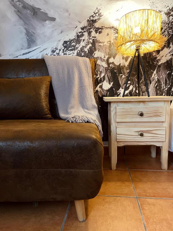 Posezení v ubytování Casa Moline Apartamentos Rurales