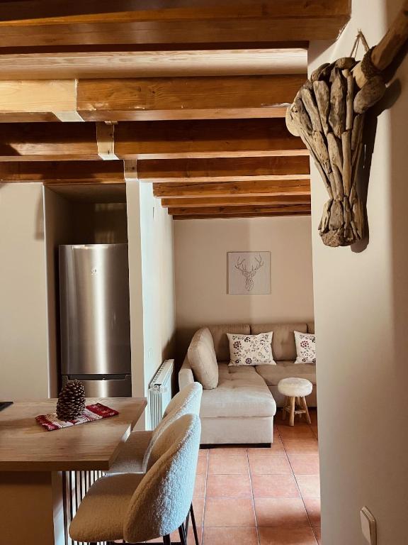 Posezení v ubytování Casa Moline Apartamentos Rurales