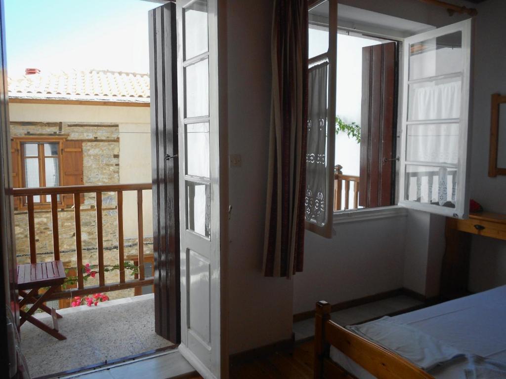 Balkón alebo terasa v ubytovaní Aggela Guesthouse