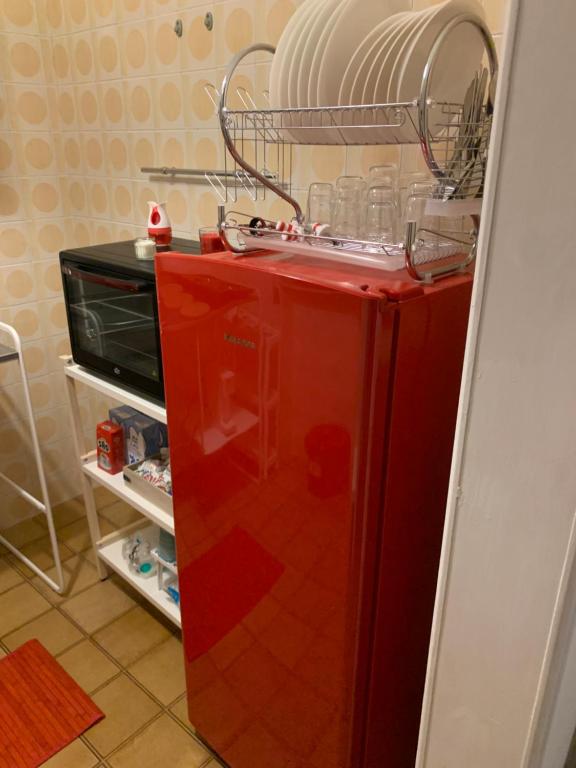 Kuchyň nebo kuchyňský kout v ubytování Nontiscordardimé Apt