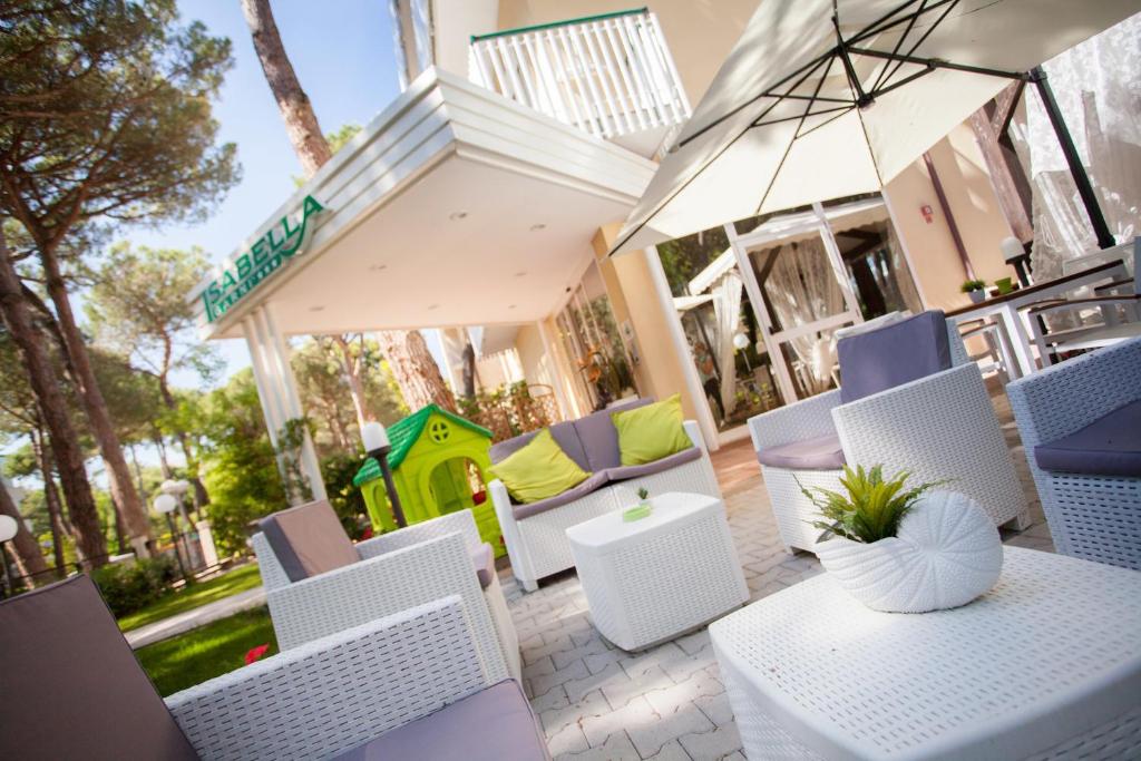 Zahrada ubytování B&B Isabella