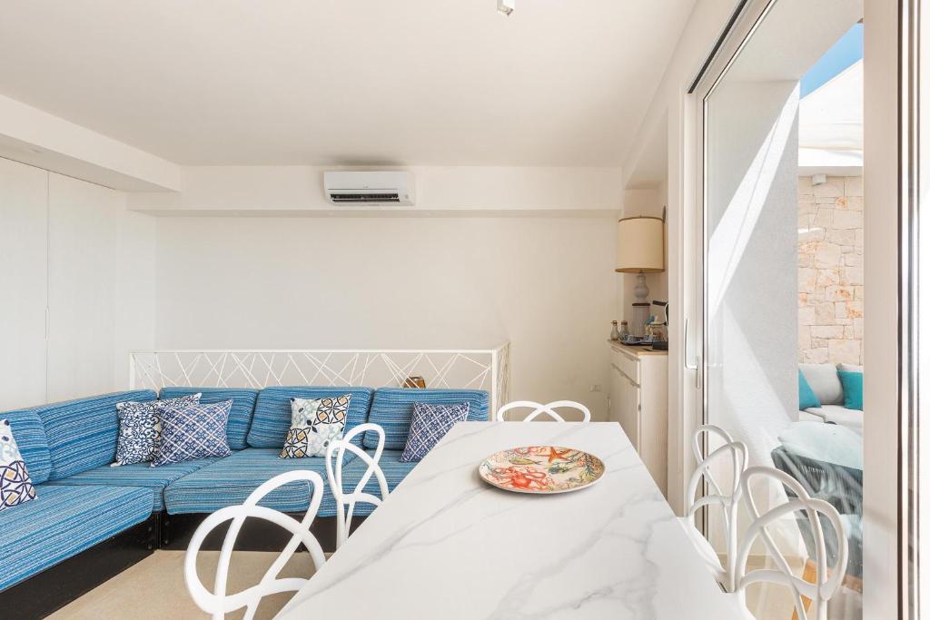 Posezení v ubytování Villa Briosa Maldive del Salento Pescoluse