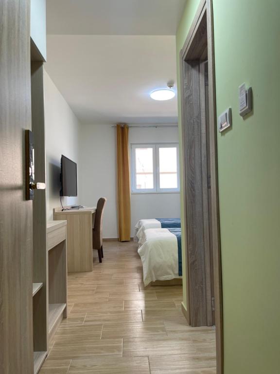 Postel nebo postele na pokoji v ubytování home in superior如家