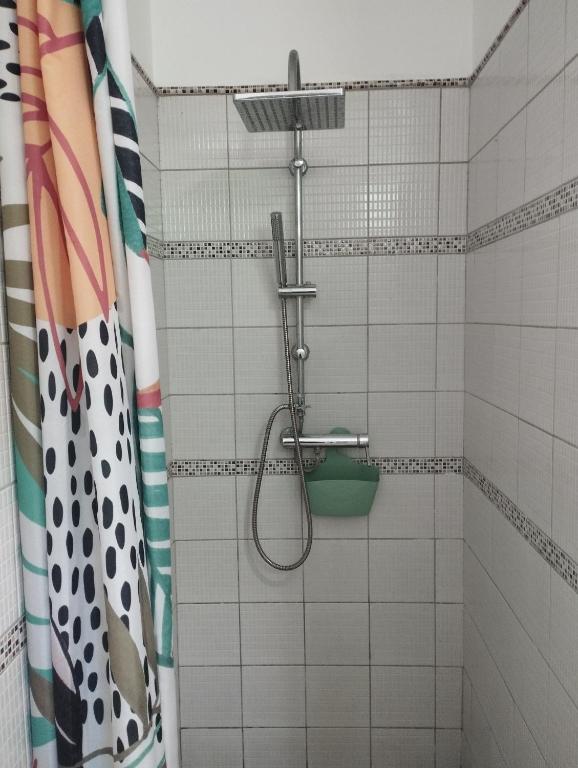 Koupelna v ubytování Logement 4 à 6 personnes avec Jacuzzi