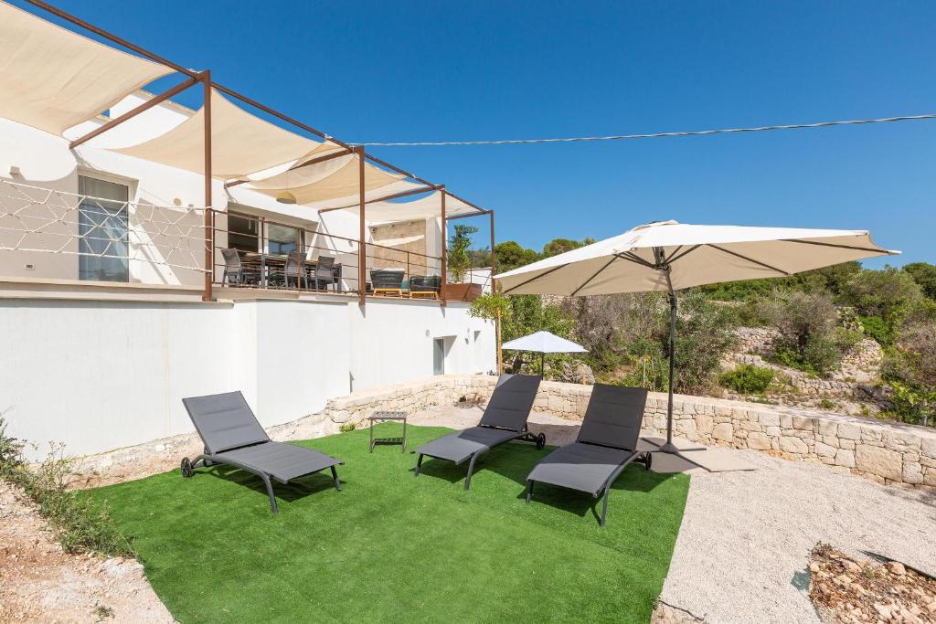 Zahrada ubytování Villa Briosa Maldive del Salento Pescoluse