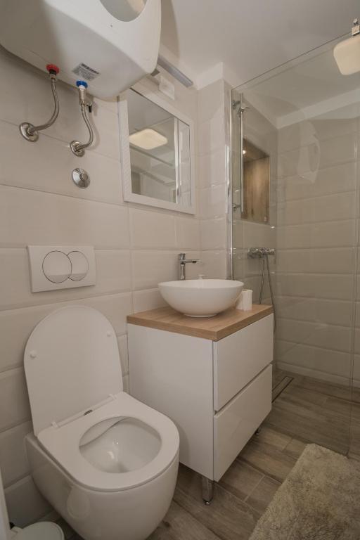 Koupelna v ubytování DeCoR Kut